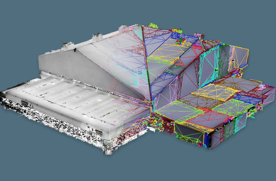 Point cloud to mesh services