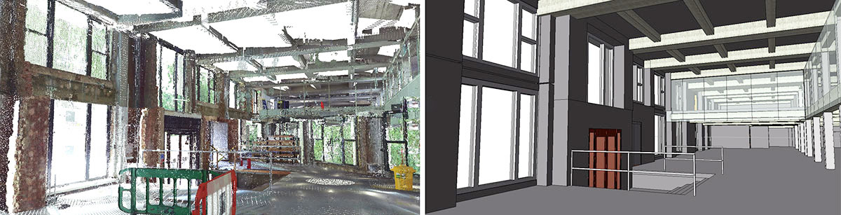 architectural point cloud modeling