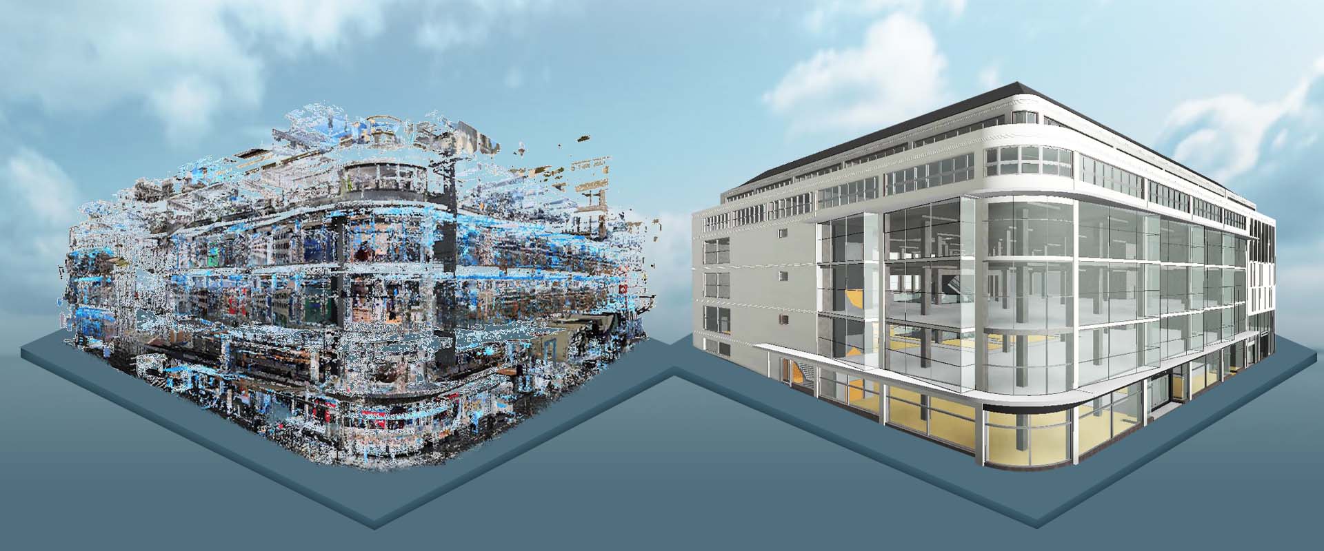 architectural point cloud to BIM modeling